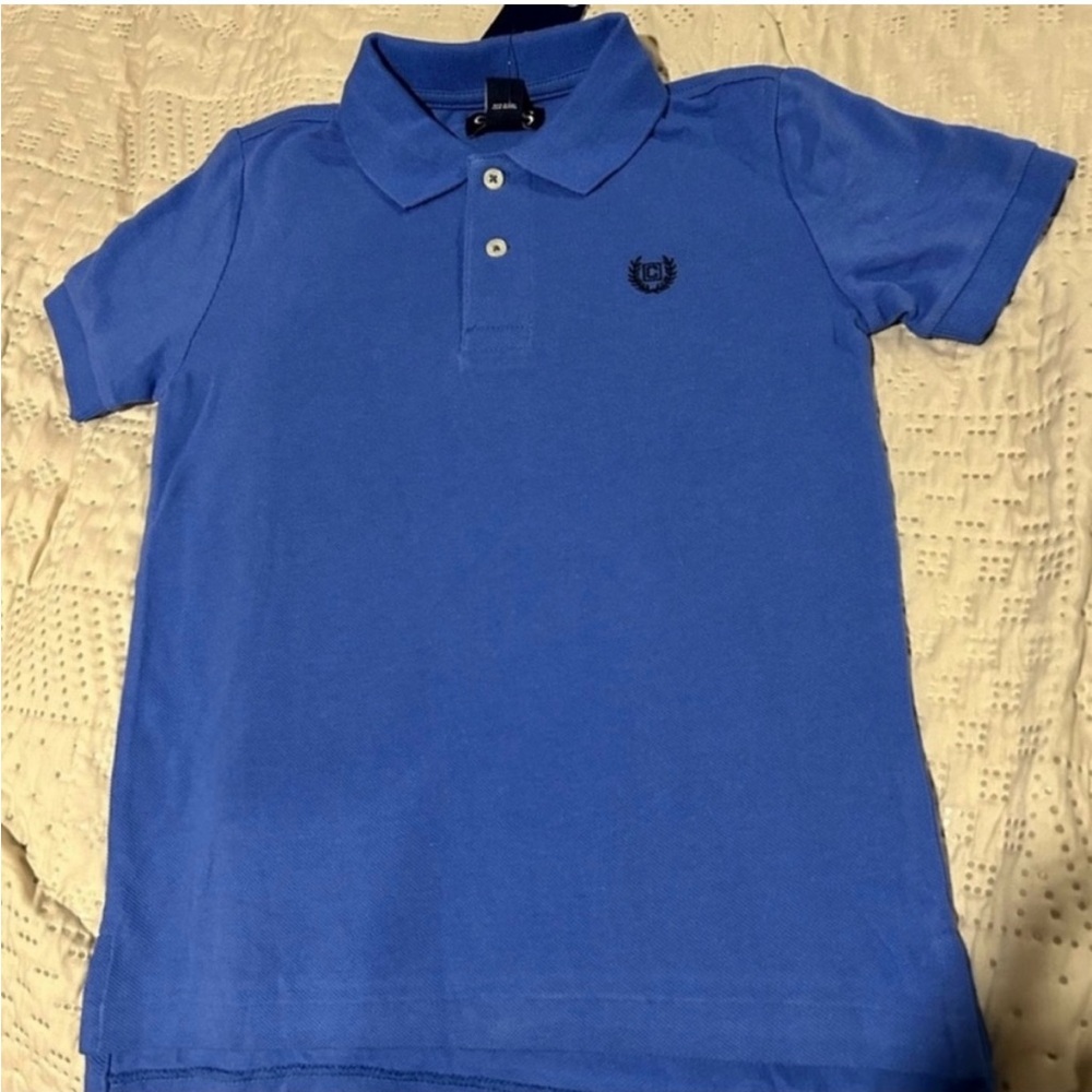 NWT Chaps Kids Polo Shirt in Vibrant Blue